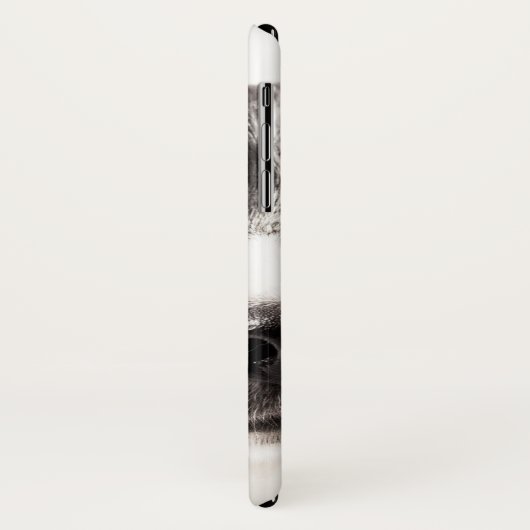 Border-Collie-Porträt Case-Mate iPhone Hülle (Hinten/Links)