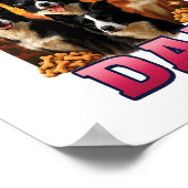 Border Collie Poster (Ecke)