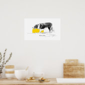 Border Collie Poster (Küche)