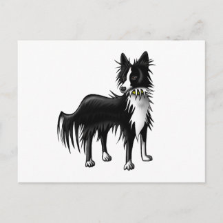 Border Collie Postkarte