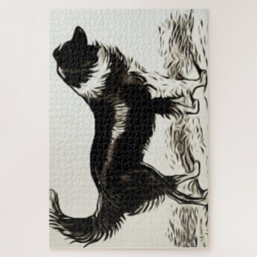 Border Collie Puzzle (Vertikal)