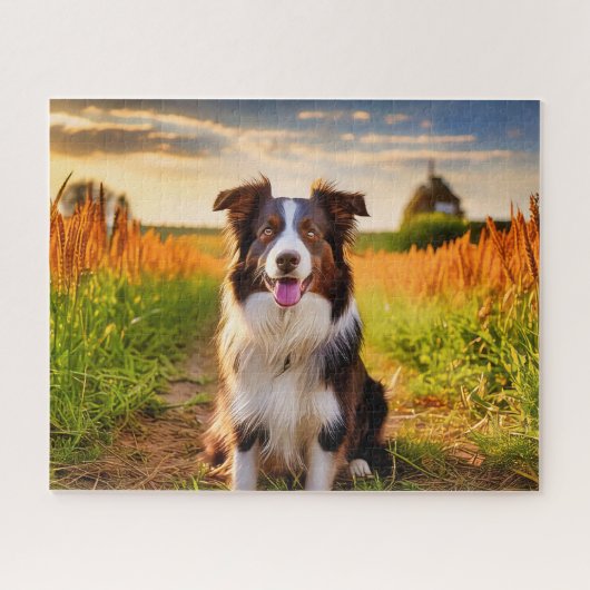 Border Collie Puzzle (Horizontal)