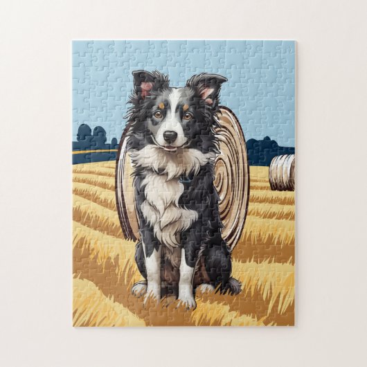 Border Collie Puzzle (Vertikal)