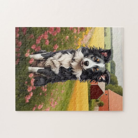 Border Collie Puzzle (Horizontal)