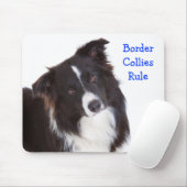 Border Collie Rule-Mauspad Mousepad (Mit Mouse)