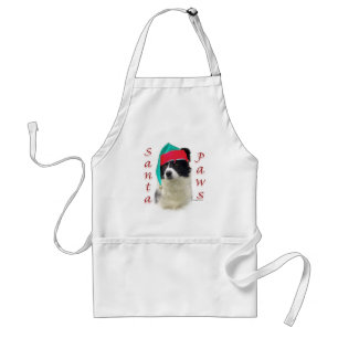 Border Collie Santa Paws Schürze