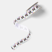 Border Collie Satinband (Rückseite)