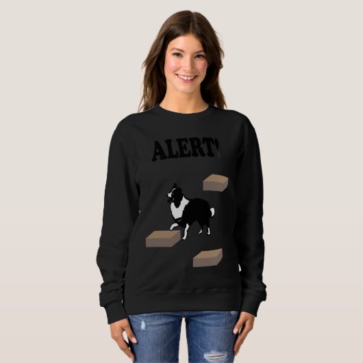Border Collie Scent Work Alert Sweatshirt (Vorne ganz)
