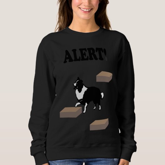 Border Collie Scent Work Alert Sweatshirt (Vorderseite)