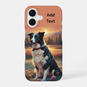 Border Collie Schäferhund iPhone 16 Hülle