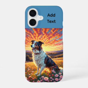 Border Collie Schäferhund iPhone 16 Hülle
