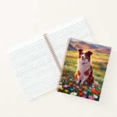 Border Collie Schäferhund Notizblock (Innenseite)