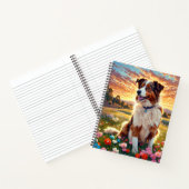 Border Collie Schäferhund Notizblock (Innenseite)