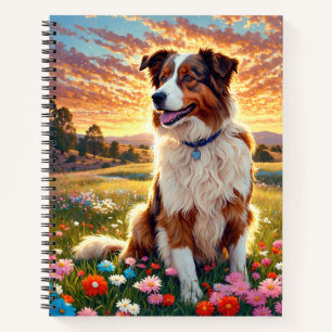 Border Collie Schäferhund Notizblock