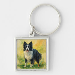 Border Collie Schlüsselanhänger