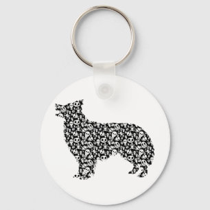 Border Collie Schlüsselanhänger