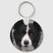 Border Collie Schlüsselanhänger (Vorderseite)