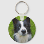 Border Collie Schlüsselanhänger (Vorderseite)