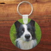 Border Collie Schlüsselanhänger (Vorderseite)