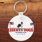 Border Collie Schlüsselanhänger (Vorderseite)
