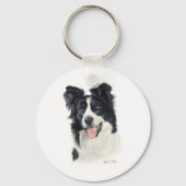 Border Collie Schlüsselanhänger (Vorderseite)
