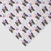 Border Collie Seidenpapier (Detail)