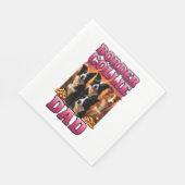 Border Collie Serviette (Ecke)