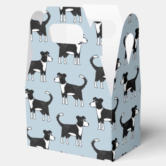 Border Collie Sheep Dog Geschenkschachtel (Geöffnet)
