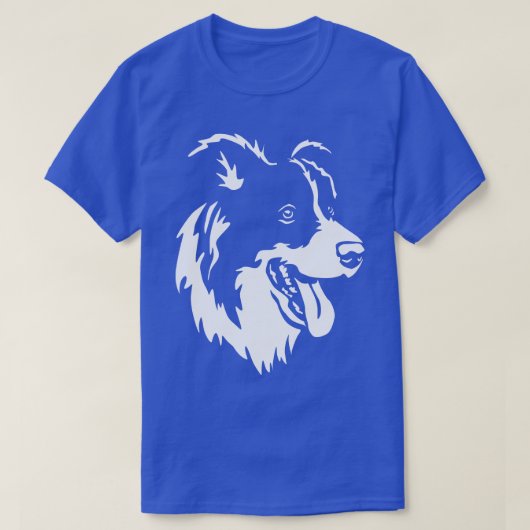 Border Collie Sheep Dog Hunde T-Shirt (Design vorne)