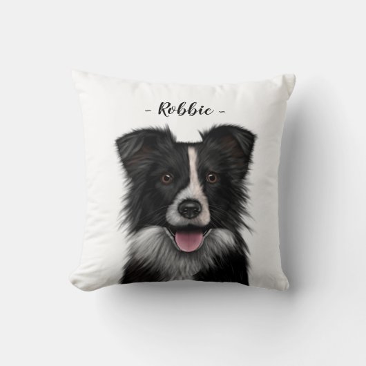 Border Collie - Sheep Dog  Kissen (Vorderseite)