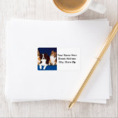 Border Collie & Shelties Adressaufkleber (Insitu)