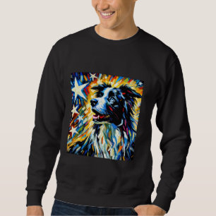 Border Collie Shirt Dog Mama Vater T-Shirt Haustie