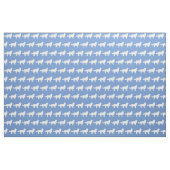 Border Collie Silhouette Pet Light Blue Stoff (Fat Quarter (45,7 x 55,9 cm))