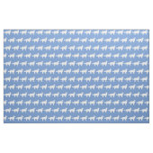 Border Collie Silhouette Pet Light Blue Stoff (Fat Quarter (45,7 x 55,9 cm))