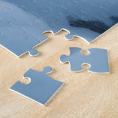 Border Collie Snowy Forest Walk Holiday Painting Puzzle (Seite)