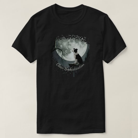 Border Collie Sophistication T-Shirt (Design vorne)