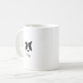 Border collie stamp kaffeetasse (Vorderseite Links)
