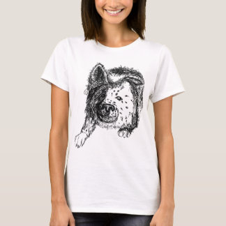 Border-Collie Staredown transp T-Shirt