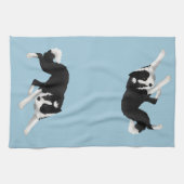 Border-Collie-Starren Handtuch (Horizontal)