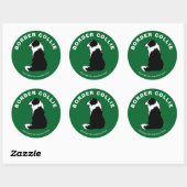 Border Collie Sticker (Blatt)