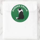 Border Collie Sticker (Tasche)