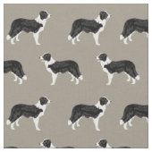 Border Collie Stoff (Nahaufnahme)