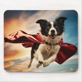 Border Collie Superhelden-Mauspad Mousepad