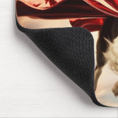 Border Collie Superhero Mousepad (Ecke)