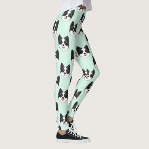 Border Collie Süßer Hund Liebhaber Muster Leggings