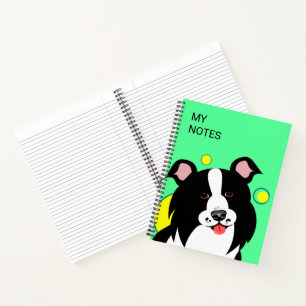 Border Collie Süßer Hund Notizbuch