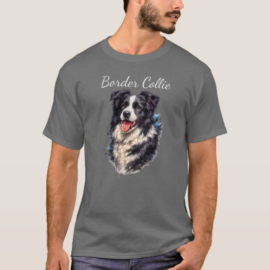 Border Collie T-Shirt (Vorderseite)