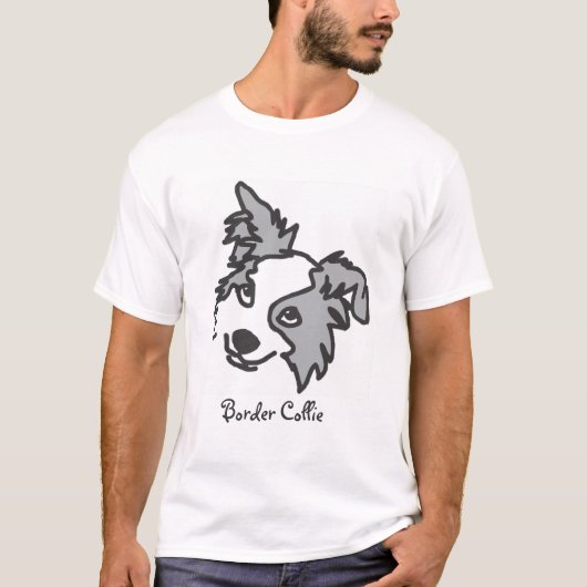 Border-Collie T-Shirt (Vorderseite)
