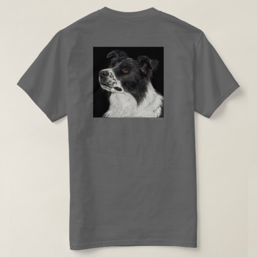 Border Collie T - Shirt - "Ben" 2 (Design Rückseite)