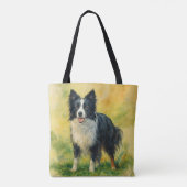 Border Collie Tasche (Rückseite)